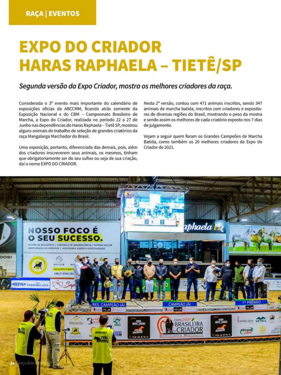 EXPO DO CRIADOR HARAS RAPHAELA – TIETÊ/SP