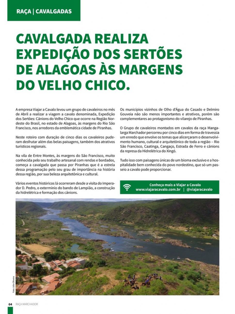 Cavalgada realiza expedição dos sertões de Alagoas às margens do velho Chico