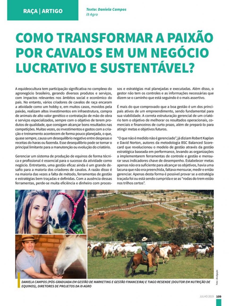 COMO TRANSFORMAR A PAIXÃO POR CAVALOS EM UM NEGÓCIO LUCRATIVO E SUSTENTÁVEL?