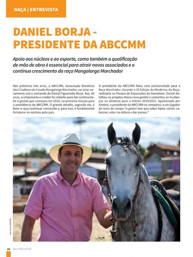 DANIEL BORJA - PRESIDENTE DA ABCCMM