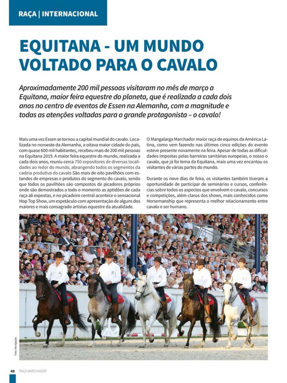 EQUITANA - Um mundo voltado para do cavalo