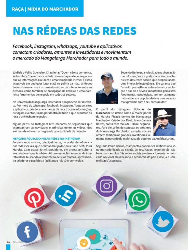 Nas rédeas das redes