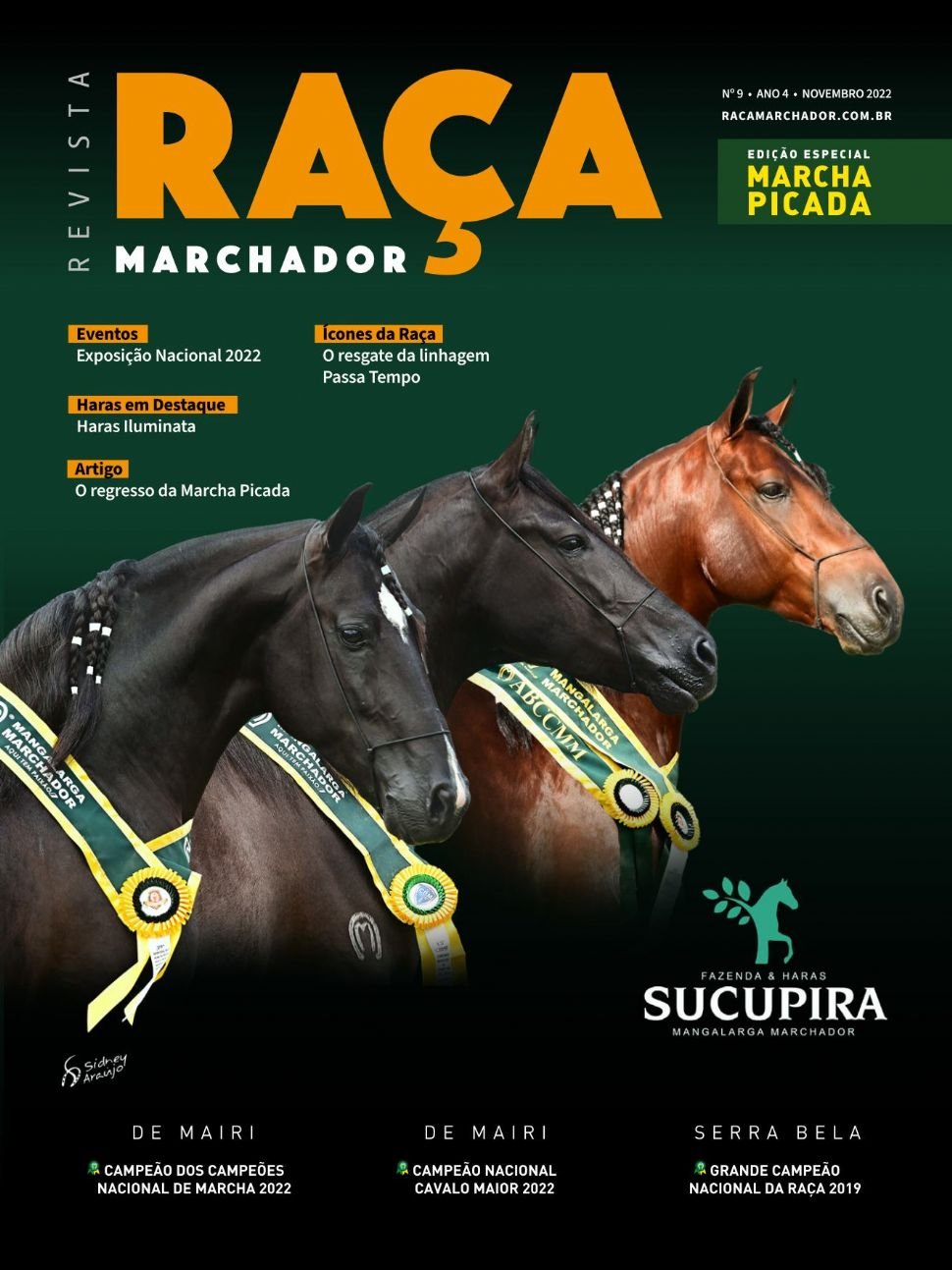 Capa da edição Nº 09: Fazenda & Haras Sucupira